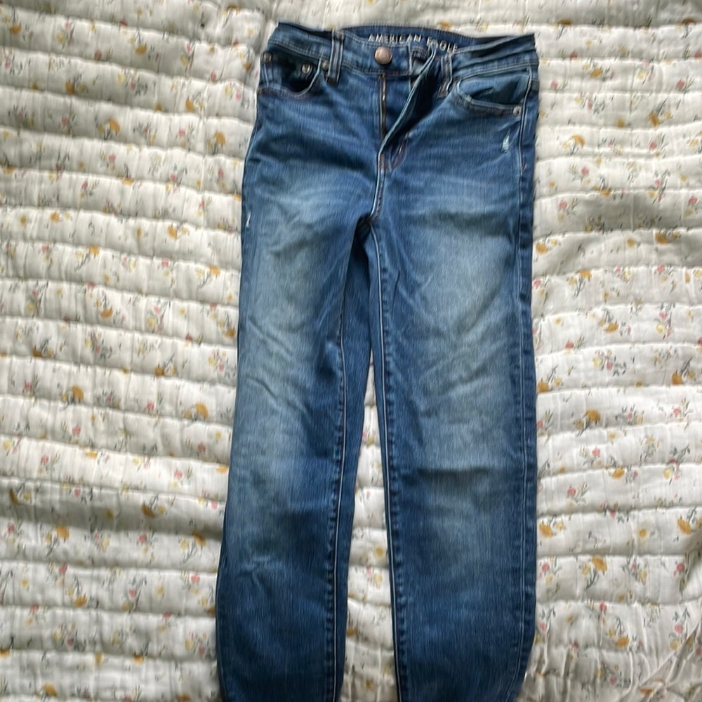 Stretchy skinny jeans